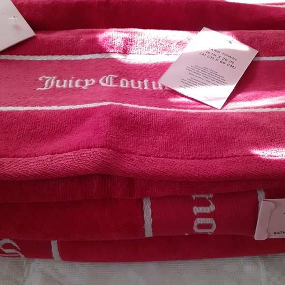 🍒Juicy Couture Bath Towels / Hand Towels - Picture 8 of 10